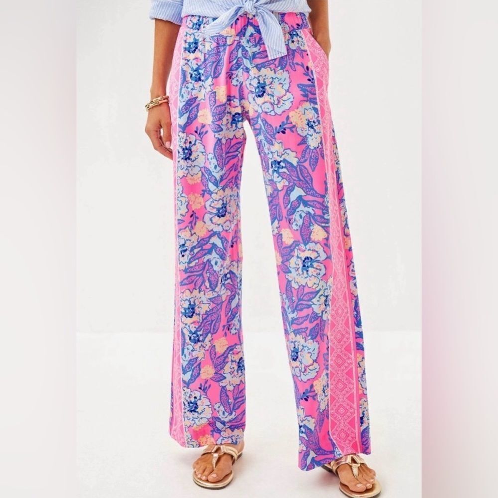 NWT Lilly Pulitzer Bal Harbour Palazzo Pant Muti Totally Koalafied